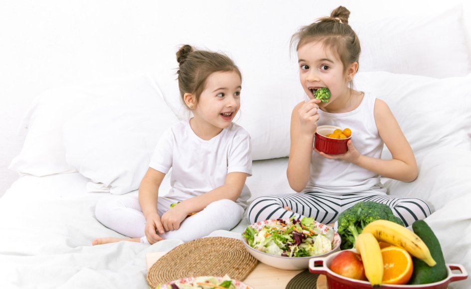 deti jedia zdravé jedlo