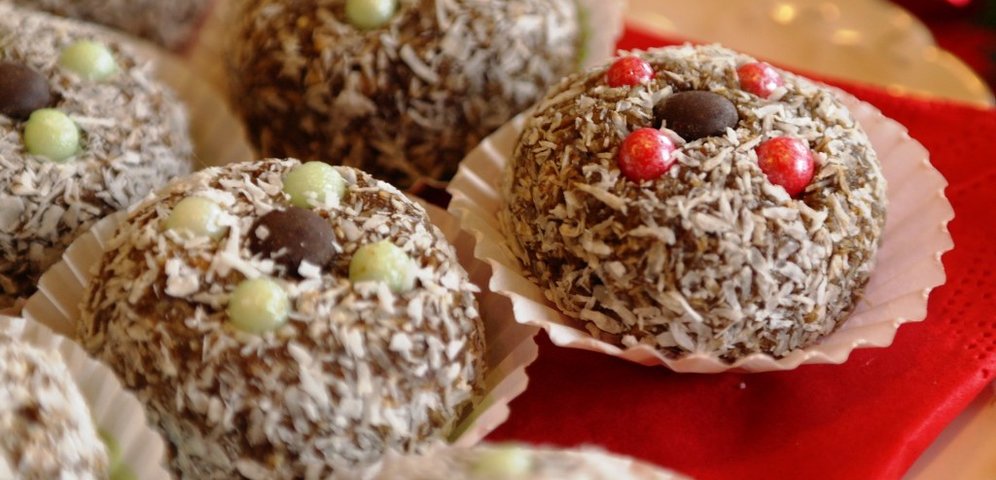 Vianočné pečenie - Proteínovo-kokosové guľky