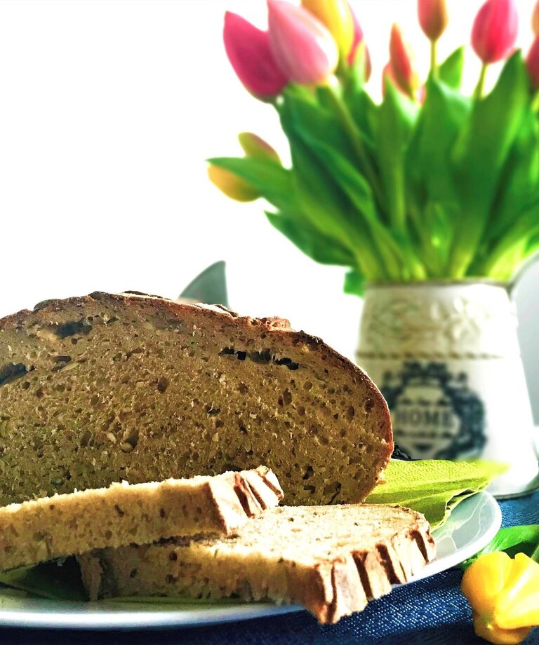 Zdravý kváskový chlieb s vlákninou