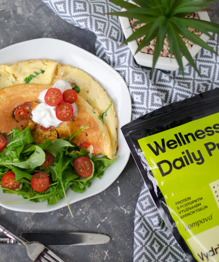 Zeleninová omeleta s proteínom, ktorá prevonia celú kuchyňu