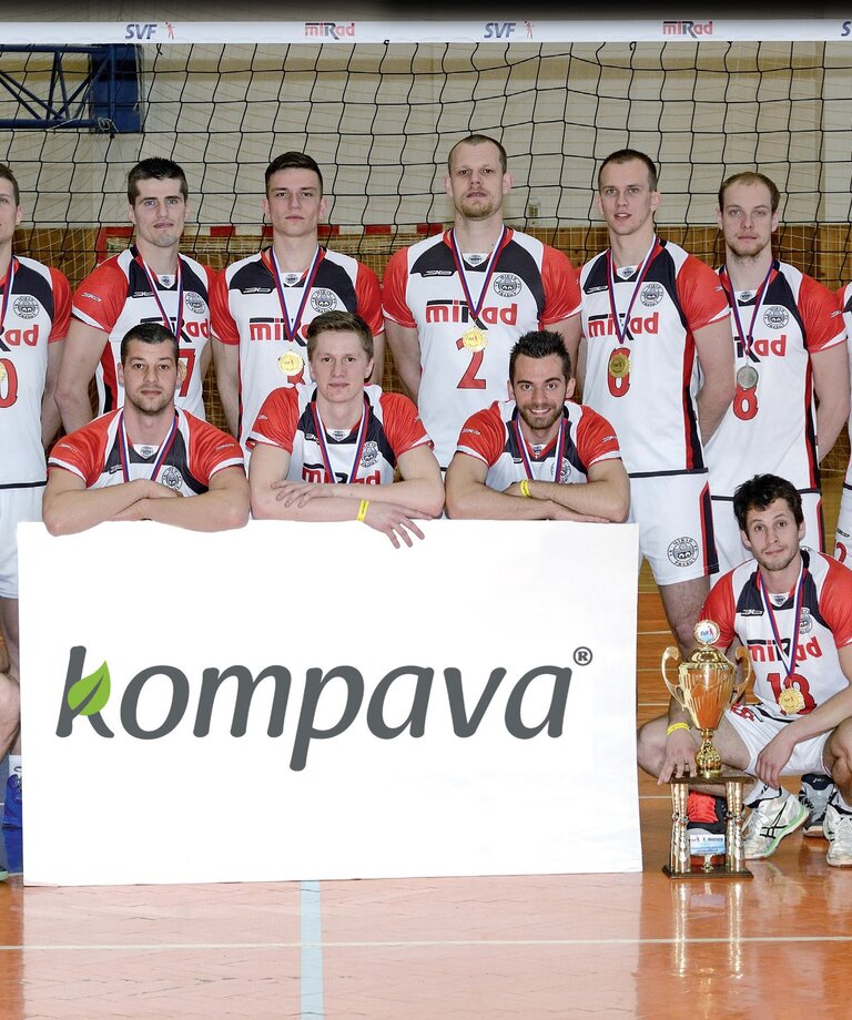 Kvalita slovenských výrobkov Kompava je podľa nášho názoru podstatne vyššia ... tvrdia hráči klubu VK Mirad